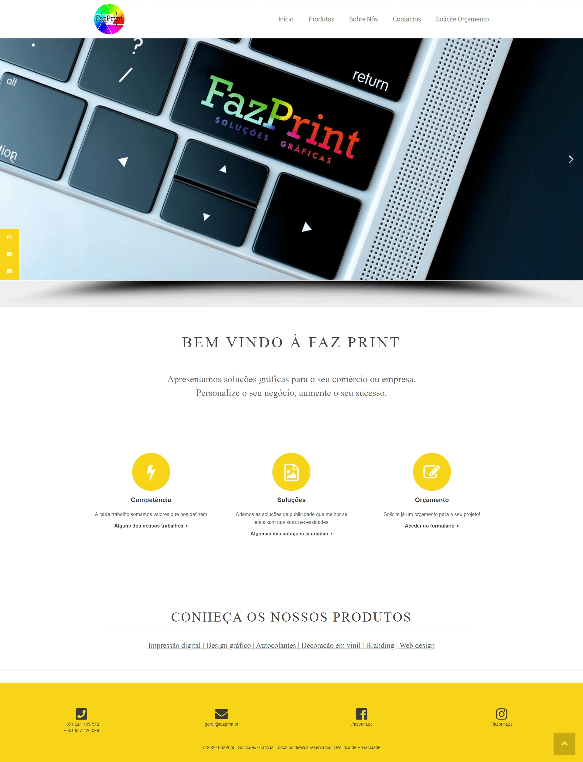 FazPrint Website