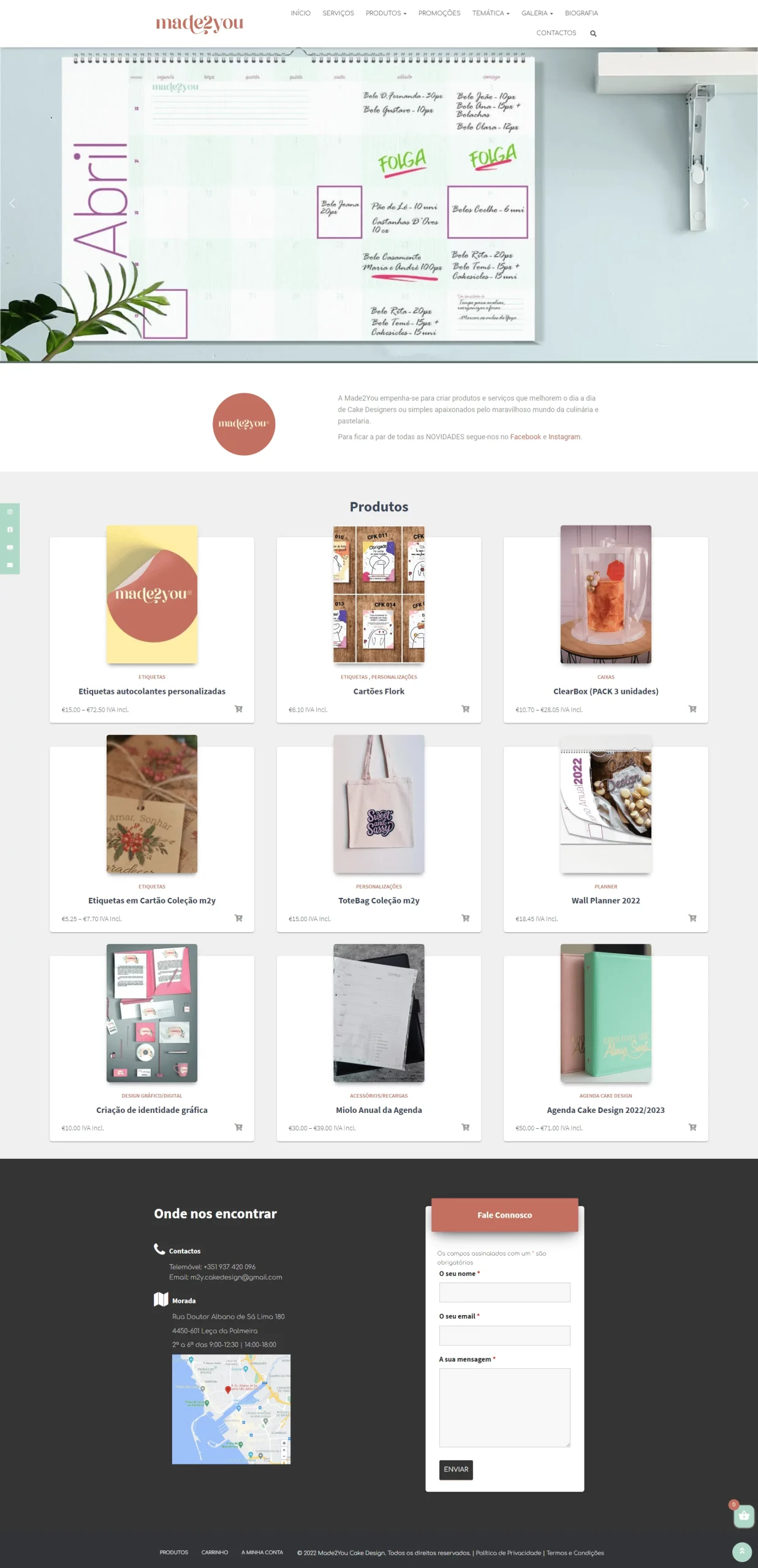 Made2You Website